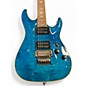Used Schecter Guitar Research Omen Extreme 6 Trans Blue Solid Body Electric Guitar