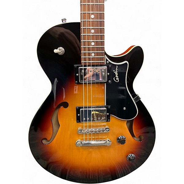 Used Godin MONTREAL PREMIERE Sunburst Hollow Body Electric Guitar