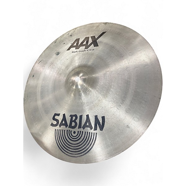 Used SABIAN 16in AAX Series Dark Crash Cymbal