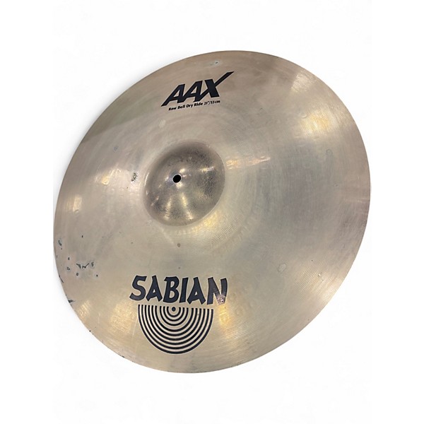 Used SABIAN 21in AAX Raw Bell Dry Ride Cymbal