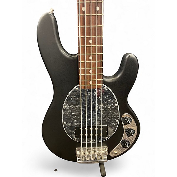 Used Ernie Ball Music Man STINGRAY SUB 5 Black Electric Bass Guitar