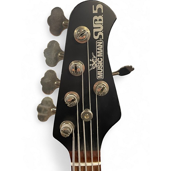 Used Ernie Ball Music Man STINGRAY SUB 5 Black Electric Bass Guitar