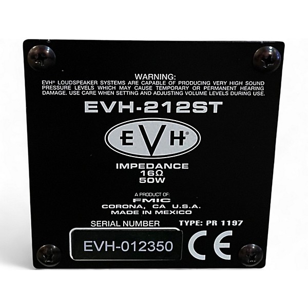 Used EVH 5150 212ST 2x12 Guitar Cabinet