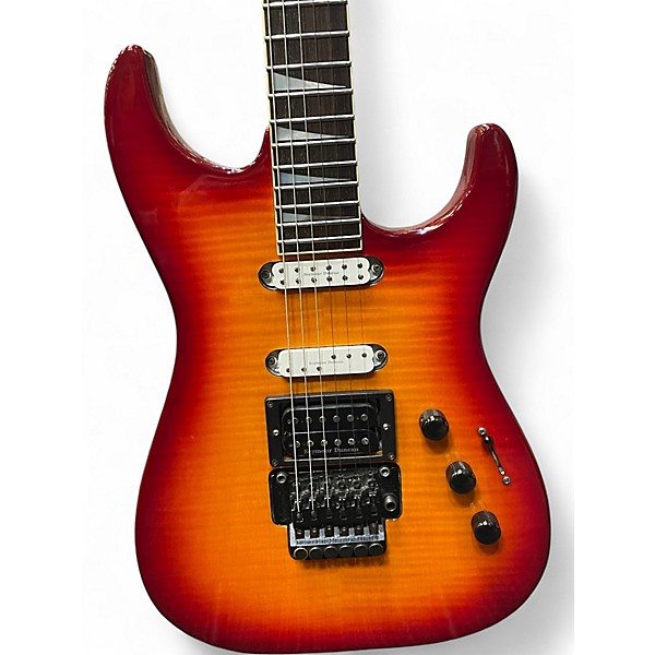 Used Charvel 475 DELUXE EXOTIC Cherry Sunburst Solid Body Electric Guitar