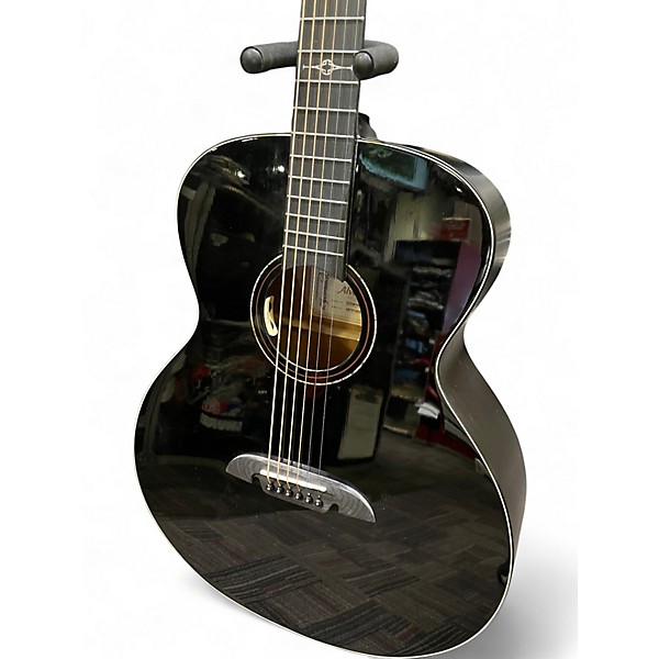 Used Alvarez ABT610EBK Baritone Black Acoustic Electric Guitar