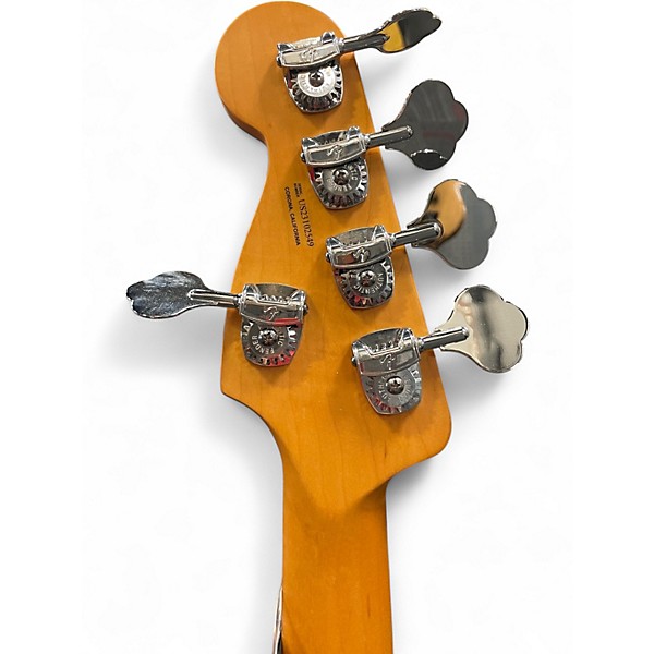 Used Fender American Ultra Jazz Bass V ARCTIC PEARL Electric Bass Guitar