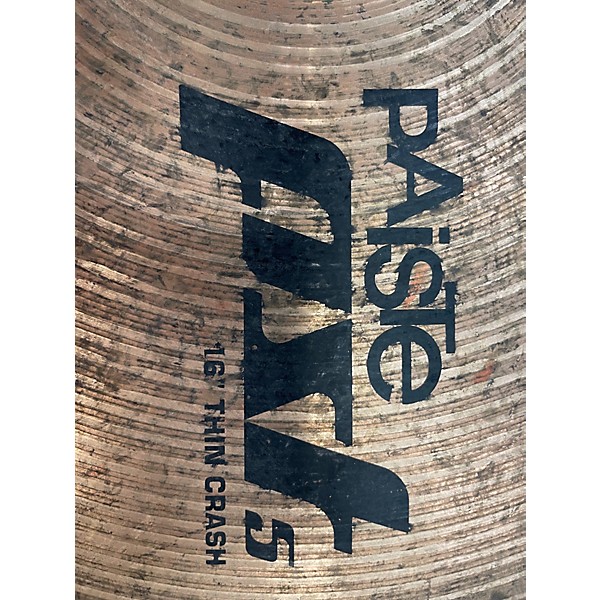Used Paiste 16in PST5 Thin Crash Cymbal