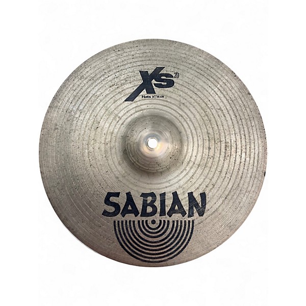 Used SABIAN 14in XS20 Hi Hat Pair Cymbal