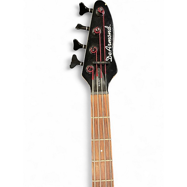 Used DeArmond Pilot Black Electric Bass Guitar