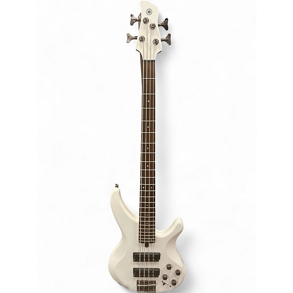 Used Yamaha TRBX304 White Electric Bass Guitar