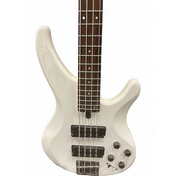 Used Yamaha TRBX304 White Electric Bass Guitar