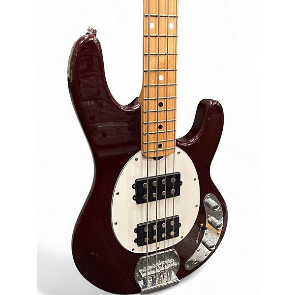 Used Sterling by Music Man RAY4HH Wine Red Electric Bass Guitar