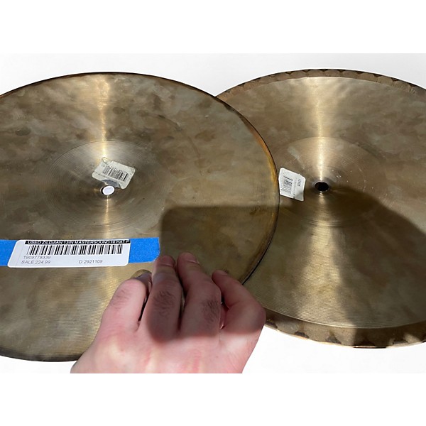 Used Zildjian 13in Mastersound Hi Hat Pair Cymbal