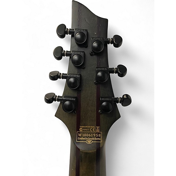 Used Schecter Guitar Research C-7 FR-S Apocalypse Red Reign Solid Body Electric Guitar