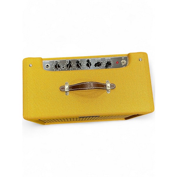 Used Fender Blues Junior Lacquered Tweed 15W 1x12 Jensen C12-N Tube Guitar Combo Amp