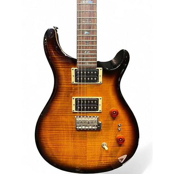 Used PRS 35th Anniversary SE Custom 24 Black Gold Burst Solid Body Electric Guitar