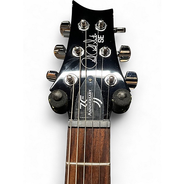 Used PRS 35th Anniversary SE Custom 24 Black Gold Burst Solid Body Electric Guitar