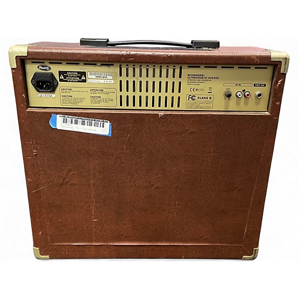 Used Behringer Ultracoustic ACX450 Acoustic Guitar Combo Amp