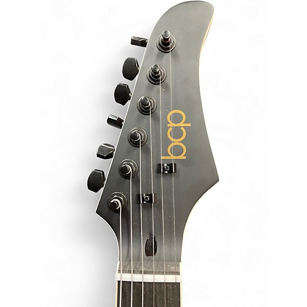 Used Bcp STRAT STYLE BLACK Solid Body Electric Guitar