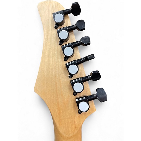 Used Bcp STRAT STYLE BLACK Solid Body Electric Guitar