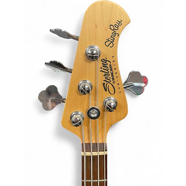 Used Sterling by Music Man Sub Series Stingray Natural Electric Bass Guitar