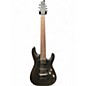 Used Schecter Guitar Research C-7 Deluxe Satin Black Solid Body Electric Guitar thumbnail