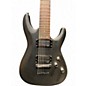 Used Schecter Guitar Research C-7 Deluxe Satin Black Solid Body Electric Guitar