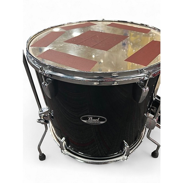 Used Pearl 5 Piece Roadshow Black Drum Kit