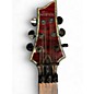 Used Schecter Guitar Research Hellraiser FR Black Cherry Solid Body Electric Guitar