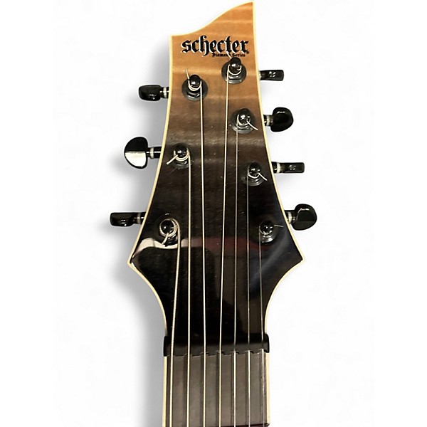 Used Schecter Guitar Research SLS Elite 7 Antique Fade Burst Solid Body Electric Guitar