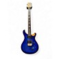 Used PRS SE Custom 24 Blue and Natural Solid Body Electric Guitar thumbnail