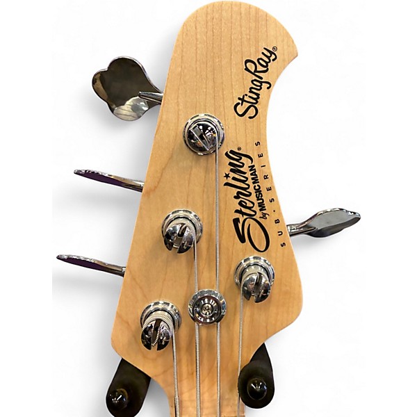 Used Sterling by Music Man STINGRAY 34 Seafoam Green Electric Bass Guitar