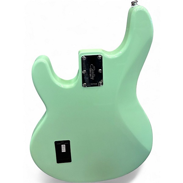 Used Sterling by Music Man STINGRAY 34 Seafoam Green Electric Bass Guitar