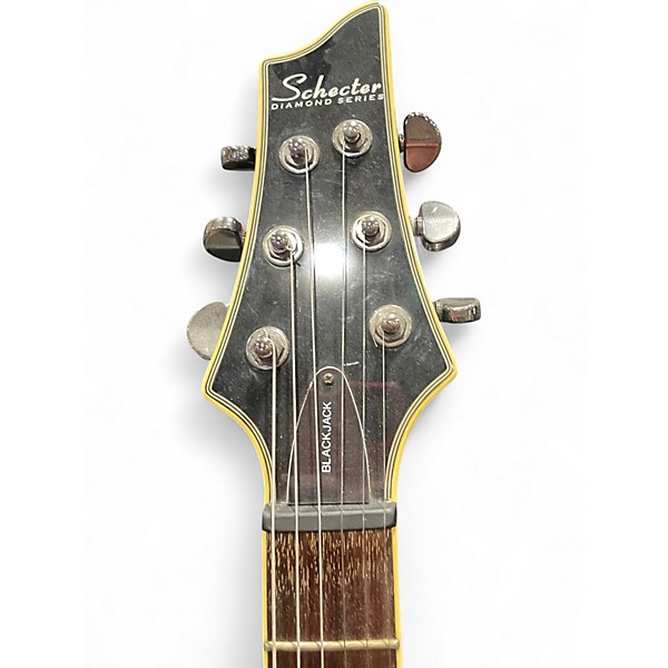 Used Schecter Guitar Research Blackjack C1 Black Solid Body Electric Guitar