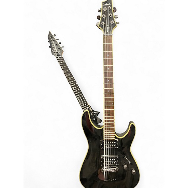 Used Schecter Guitar Research Blackjack C1 Black Solid Body Electric Guitar