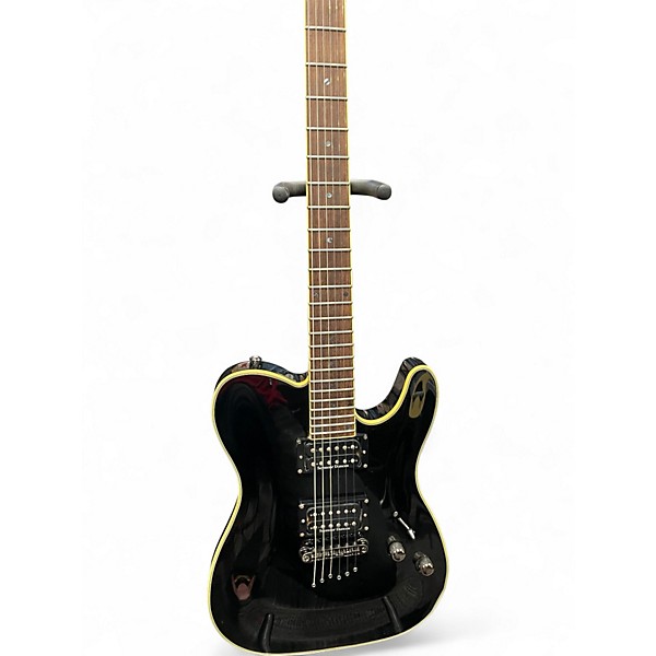 Used Schecter Guitar Research PT BLACKJACK BLACK Solid Body Electric Guitar