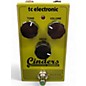 Used TC Electronic Cinders Overdrive Effect Pedal