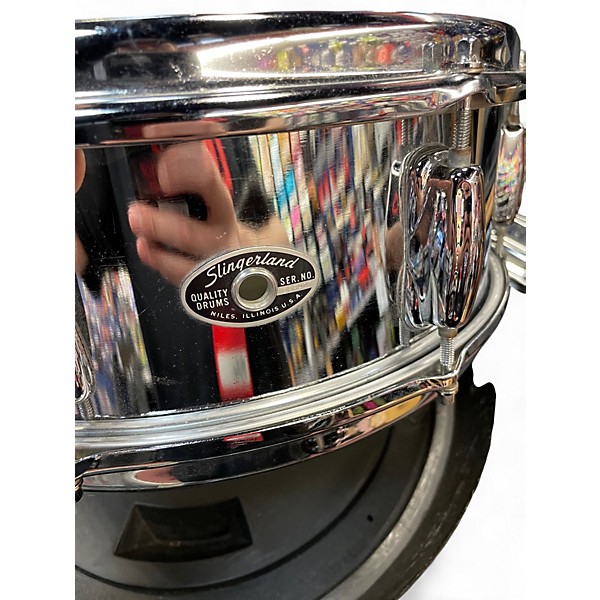 Vintage 1978 Slingerland 14in Festival Chrome Silver Drum