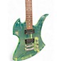 Used 1990s B.C. Rich Mockingbird Acrylic Green Acrylic Solid Body Electric Guitar