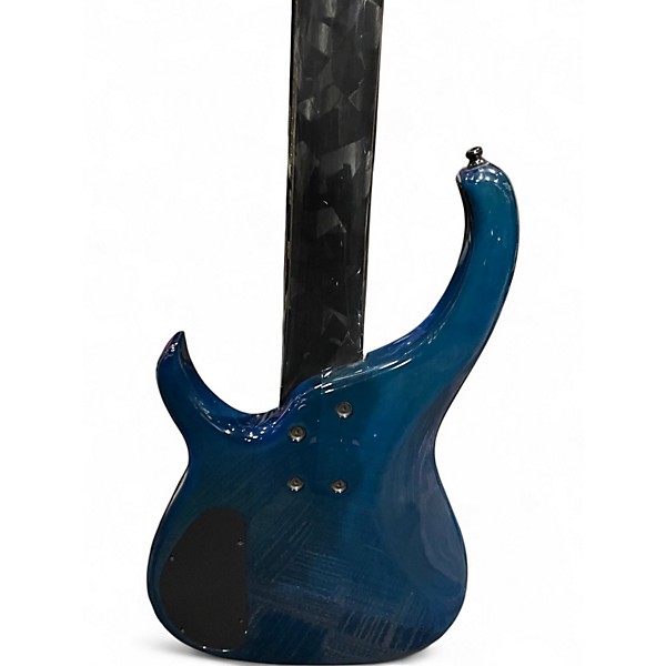 Used Modulus Guitars Q5 Quantum 5 String Blue Electric Bass Guitar