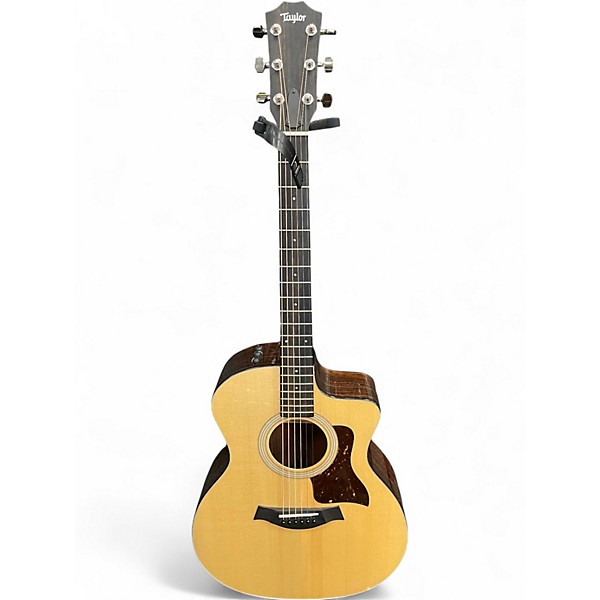 Used Taylor 214CE PLUS Natural Acoustic Electric Guitar