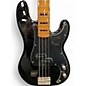 Used Squier Precision Bass Black Electric Bass Guitar