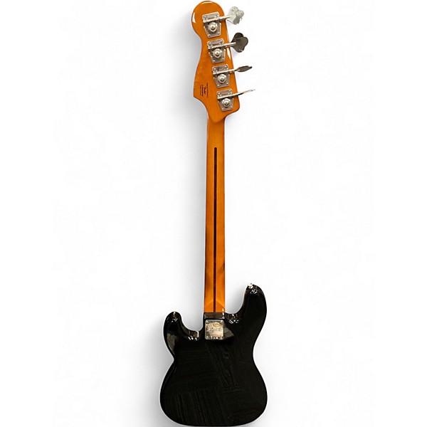 Used Squier Precision Bass Black Electric Bass Guitar