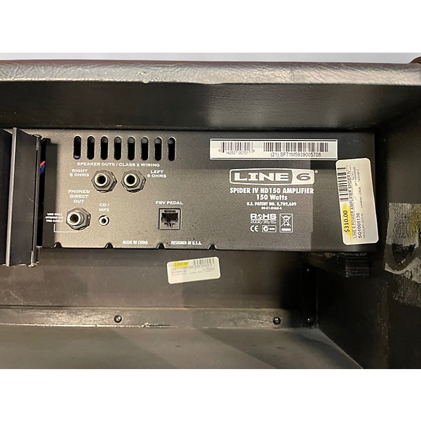 Used Line 6 Spider IV HD150 Solid State Guitar Amp Head