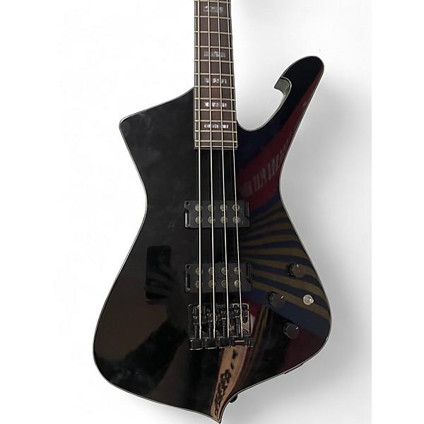 Used Ibanez ICEMAN Black Electric Bass Guitar