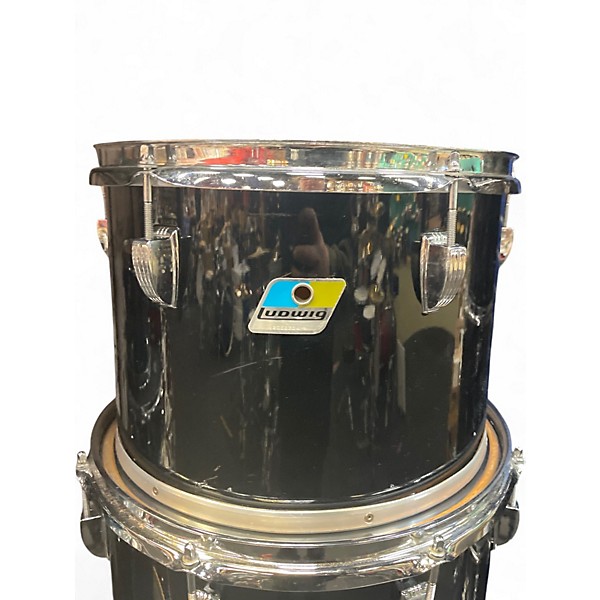 Used Ludwig 6 Piece Classic Maple Black Drum Kit