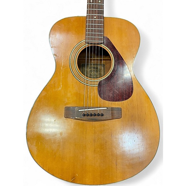 Vintage 1970s Yamaha FG110 Natural Acoustic Guitar