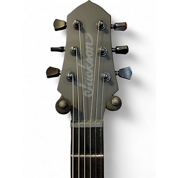 Used 2024 Jackson PRO PLUS XT MONARKH SC T6 BARITONE Flat Black Solid Body Electric Guitar