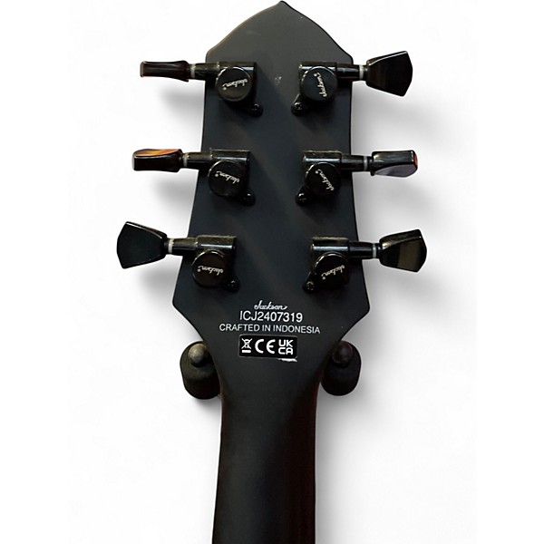 Used 2024 Jackson PRO PLUS XT MONARKH SC T6 BARITONE Flat Black Solid Body Electric Guitar