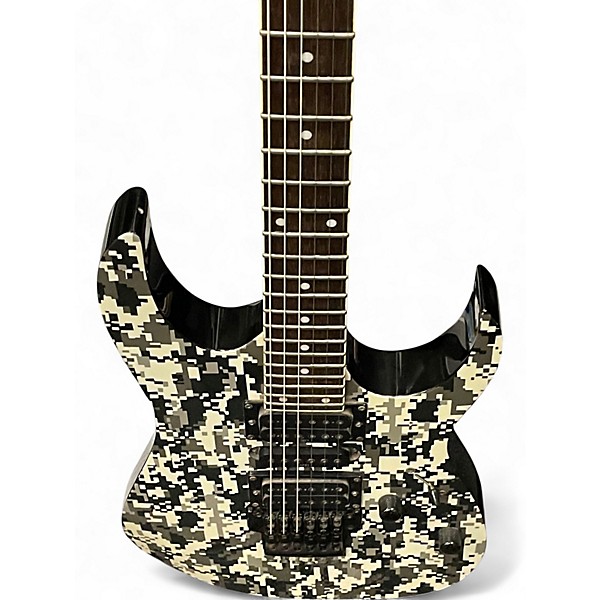 Used Ibanez RGA32 Digital Camo Solid Body Electric Guitar